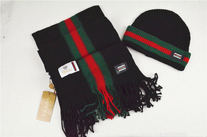 G Wool Cap Scarf AAA-023