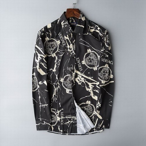 Versace long sleeve shirt men-090(S-XXXL)