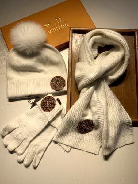 LV Wool Cap Scarf AAA-101