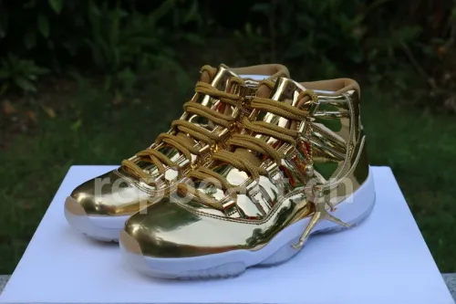 Authentic Air Jordan 11 PRM Gold