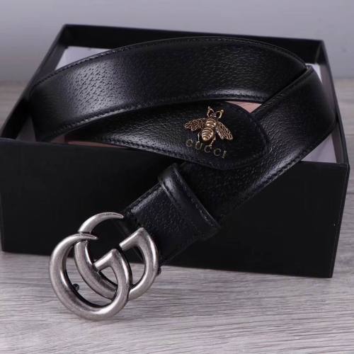 Super Perfect Quality G women Belts(100% Genuine Leather,steel Buckle)-344