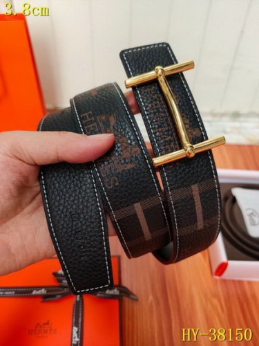 Super Perfect Quality Hermes Belts(100% Genuine Leather,Reversible Steel Buckle)-337