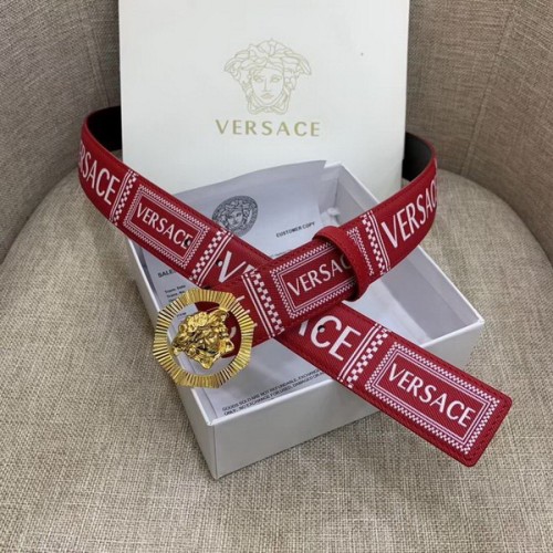 Super Perfect Quality Versace Belts(100% Genuine Leather,Steel Buckle)-691