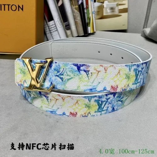 Super Perfect Quality LV Belts(100% Genuine Leather Steel Buckle)-2993