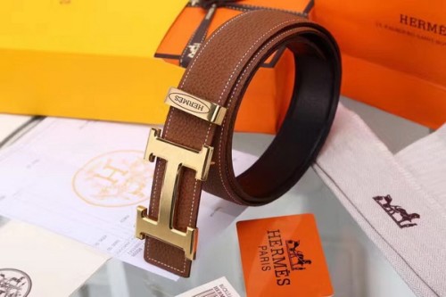 Super Perfect Quality Hermes Belts(100% Genuine Leather,Reversible Steel Buckle)-005
