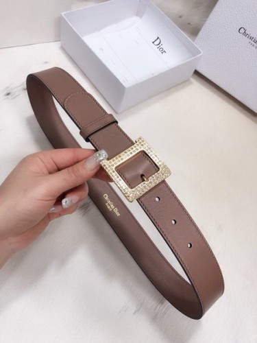 Super Perfect Quality Dior Belts(100% Genuine Leather,steel Buckle)-368