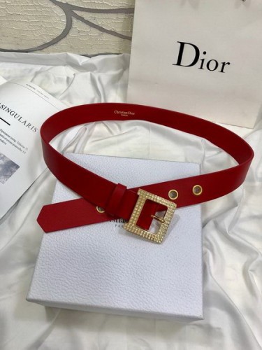 Super Perfect Quality Dior Belts(100% Genuine Leather,steel Buckle)-255
