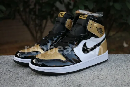 Authentic Air Jordan 1 Gold Toe