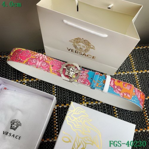 Super Perfect Quality Versace Belts(100% Genuine Leather,Steel Buckle)-016