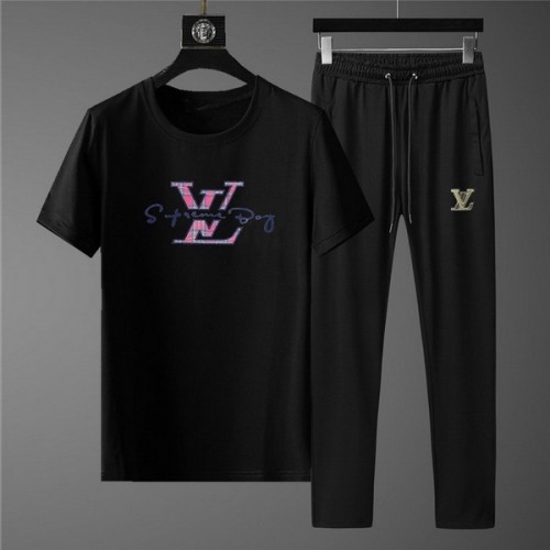LV short sleeve men suit-097(M-XXXXL)