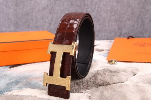 Super Perfect Quality Hermes Belts(100% Genuine Leather,Reversible Steel Buckle)-111