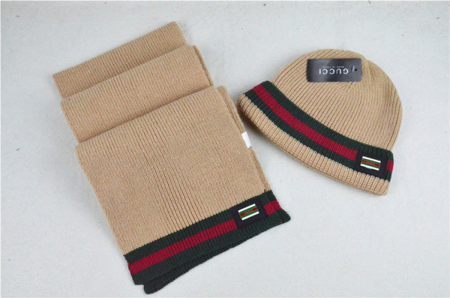 G Wool Cap Scarf AAA-025