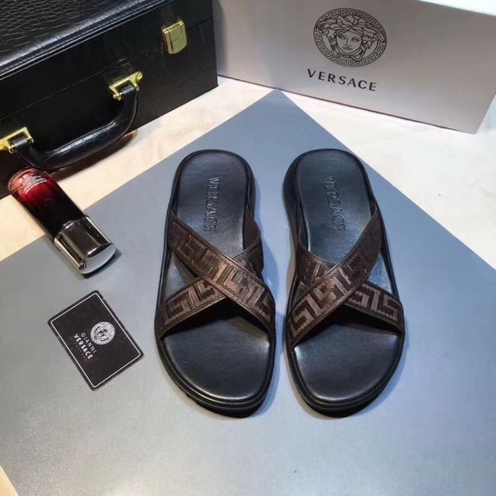 Versace men slippers AAA-098