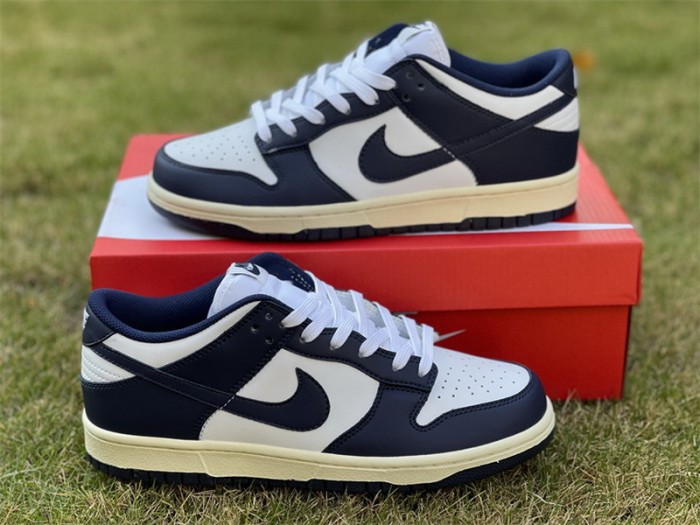 Authentic Nike Dunk low “Midnight Navy”