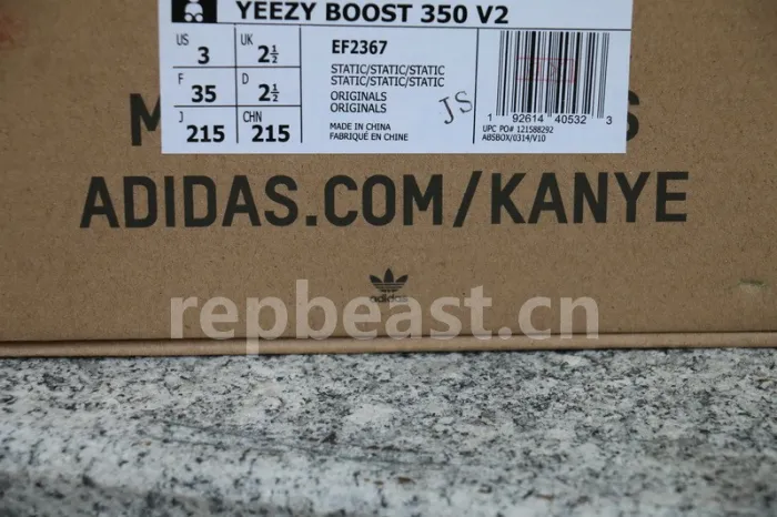 Authentic Yeezy Boost 350 V2 Static Kids Shoes