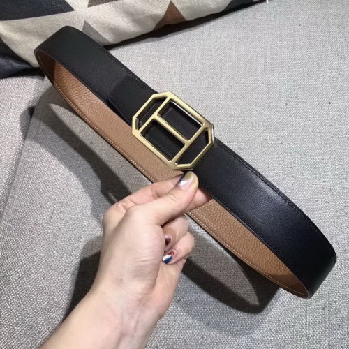 Super Perfect Quality Hermes Belts(100% Genuine Leather,Reversible Steel Buckle)-620