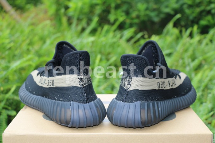 Authentic AD Yeezy 350 Boost V2 Green-Core Black
