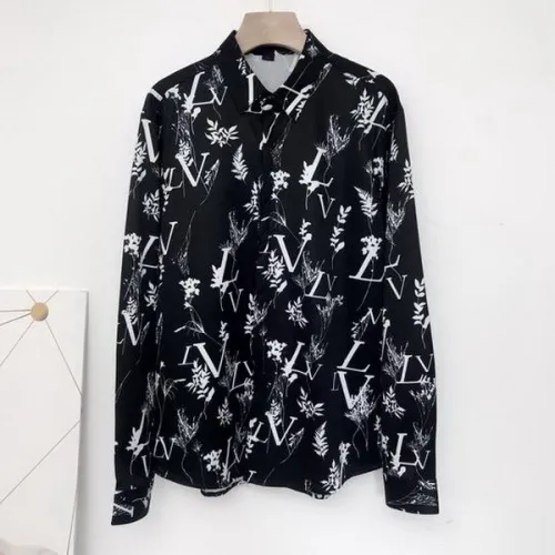 LV long sleeve shirt men-015(M-XXL)