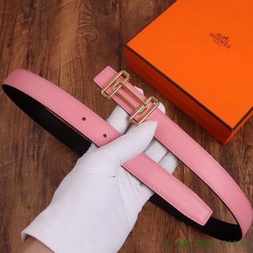 Super Perfect Quality Hermes Belts(100% Genuine Leather,Reversible Steel Buckle)-952
