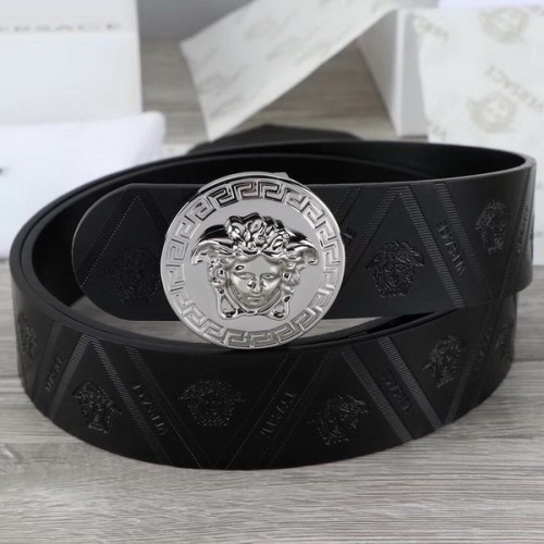 Super Perfect Quality Versace Belts(100% Genuine Leather,Steel Buckle)-196
