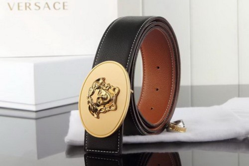 Super Perfect Quality Versace Belts(100% Genuine Leather,Steel Buckle)-127