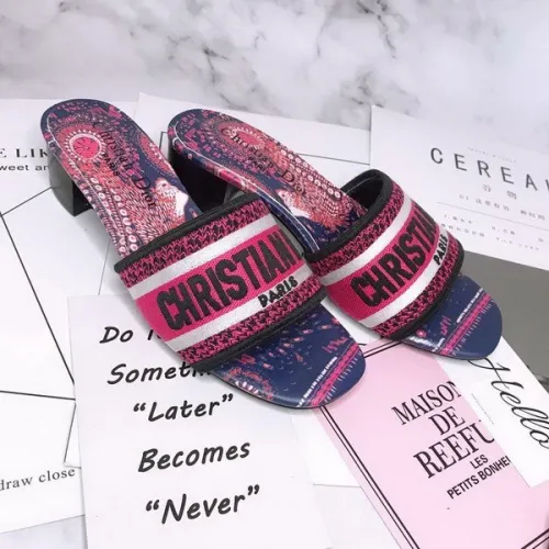 Dior women slippers AAA-046