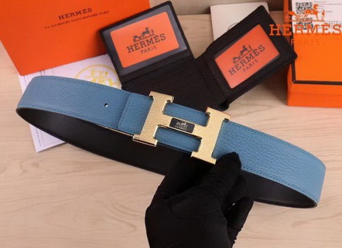 Super Perfect Quality Hermes Belts(100% Genuine Leather,Reversible Steel Buckle)-435