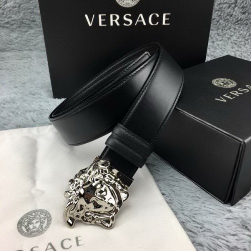 Super Perfect Quality Versace Belts(100% Genuine Leather,Steel Buckle)-299