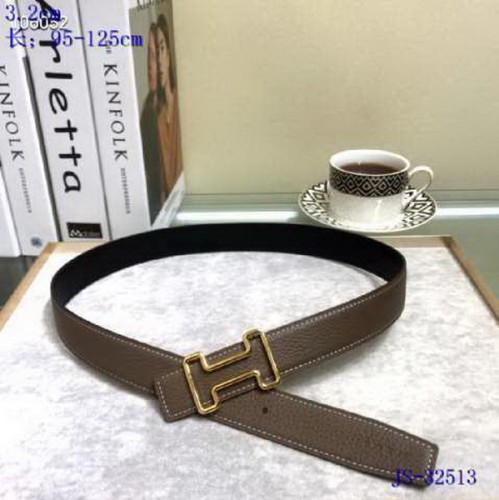 Super Perfect Quality Hermes Belts(100% Genuine Leather,Reversible Steel Buckle)-759