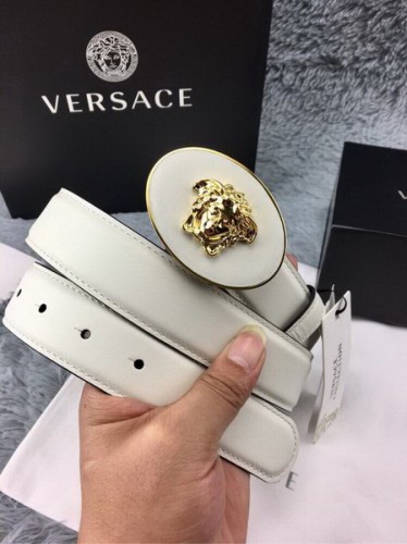 Super Perfect Quality Versace Belts(100% Genuine Leather,Steel Buckle)-158
