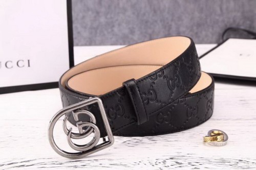 Super Perfect Quality G Belts(100% Genuine Leather,steel Buckle)-2491