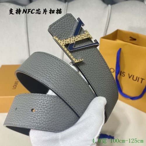 Super Perfect Quality LV Belts(100% Genuine Leather Steel Buckle)-2906