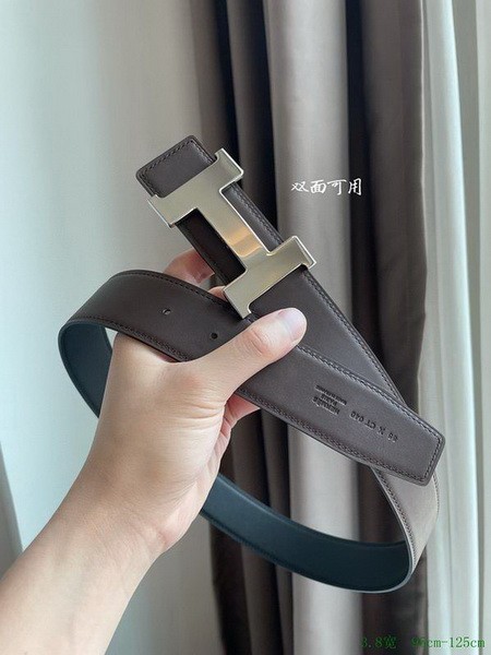 Super Perfect Quality Hermes Belts(100% Genuine Leather,Reversible Steel Buckle)-864