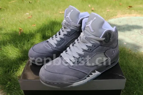 Authentic Air Jordan 5 Wolf Grey