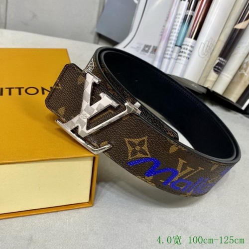 Super Perfect Quality LV Belts(100% Genuine Leather Steel Buckle)-2965