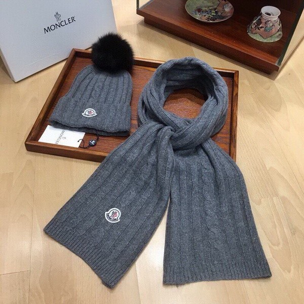 Moncler Wool Cap Scarf AAA-276