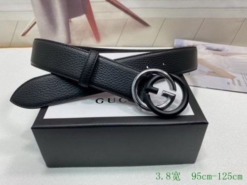 Super Perfect Quality G Belts(100% Genuine Leather,steel Buckle)-3000