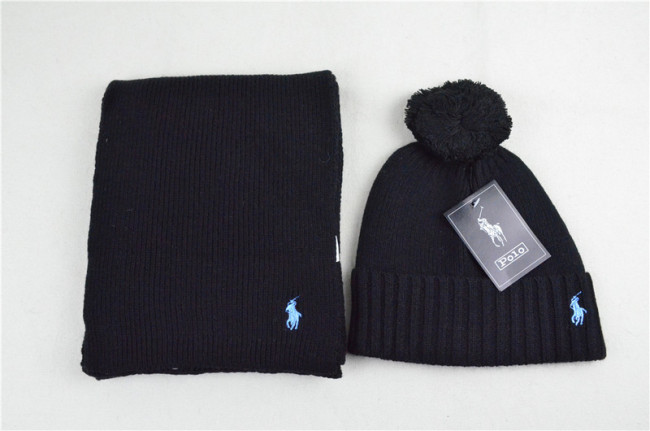 POLO Wool Cap Scarf AAA-014