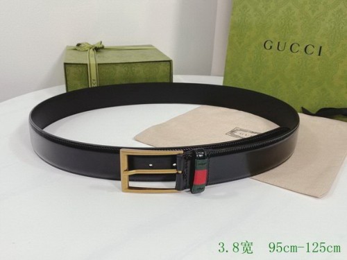 Super Perfect Quality G Belts(100% Genuine Leather,steel Buckle)-2986