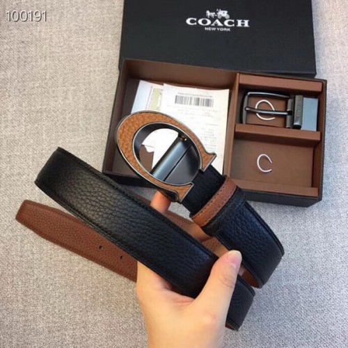 Super Perfect Quality COH Belts(100% Genuine Leather,steel Buckle)-058