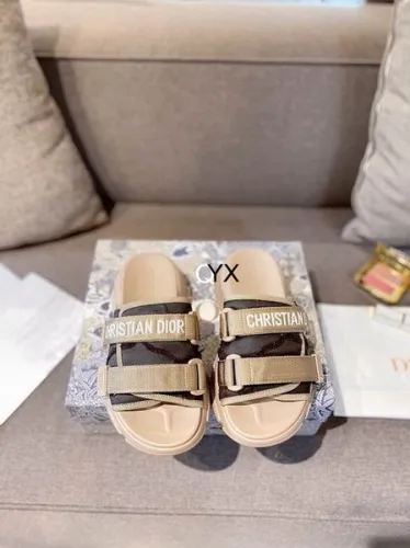 Dior women slippers 1：1 quality-082