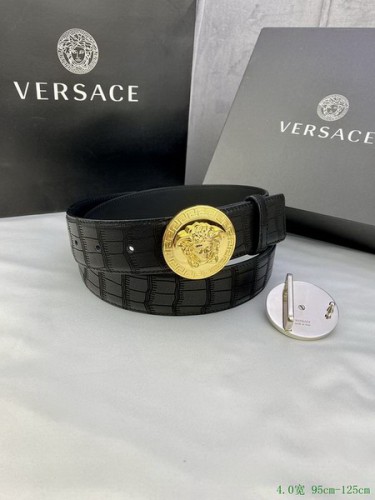 Super Perfect Quality Versace Belts(100% Genuine Leather,Steel Buckle)-510