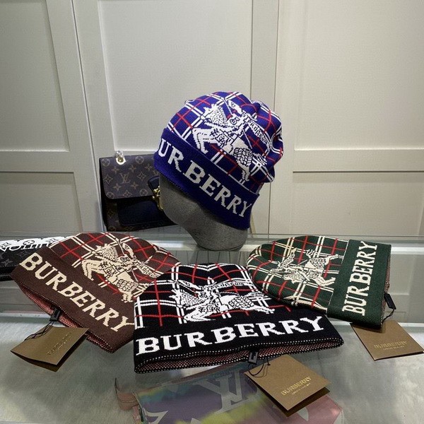 Burberry Wool Cap Scarf AAA-043