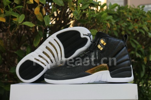 Authentic Air Jordan 12  Midnight Black  Women Shoes