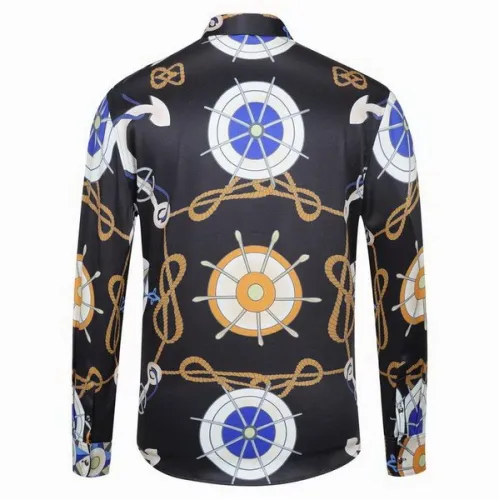 Versace long sleeve shirt men-001(M-XXXL)