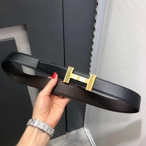 Super Perfect Quality Hermes Belts(100% Genuine Leather,Reversible Steel Buckle)-549