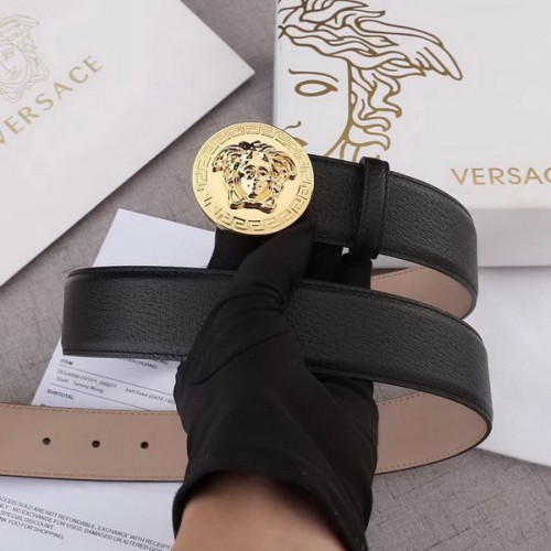 Super Perfect Quality Versace Belts(100% Genuine Leather,Steel Buckle)-571