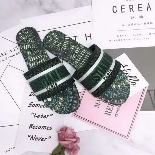 Dior women slippers AAA-035
