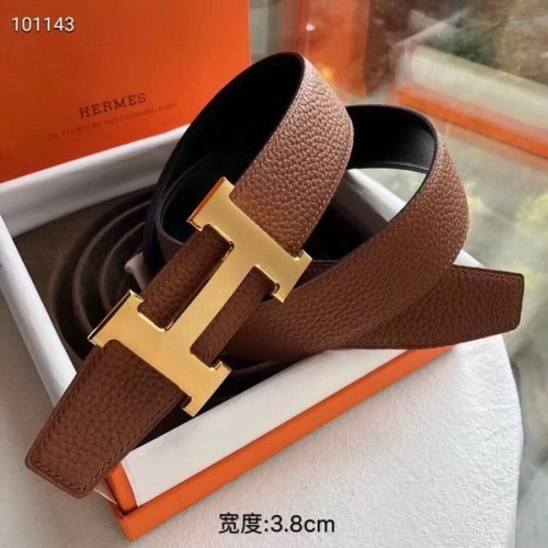 Super Perfect Quality Hermes Belts(100% Genuine Leather,Reversible Steel Buckle)-651