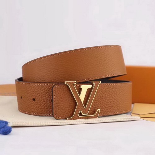Super Perfect Quality LV Belts(100% Genuine Leather Steel Buckle)-1917